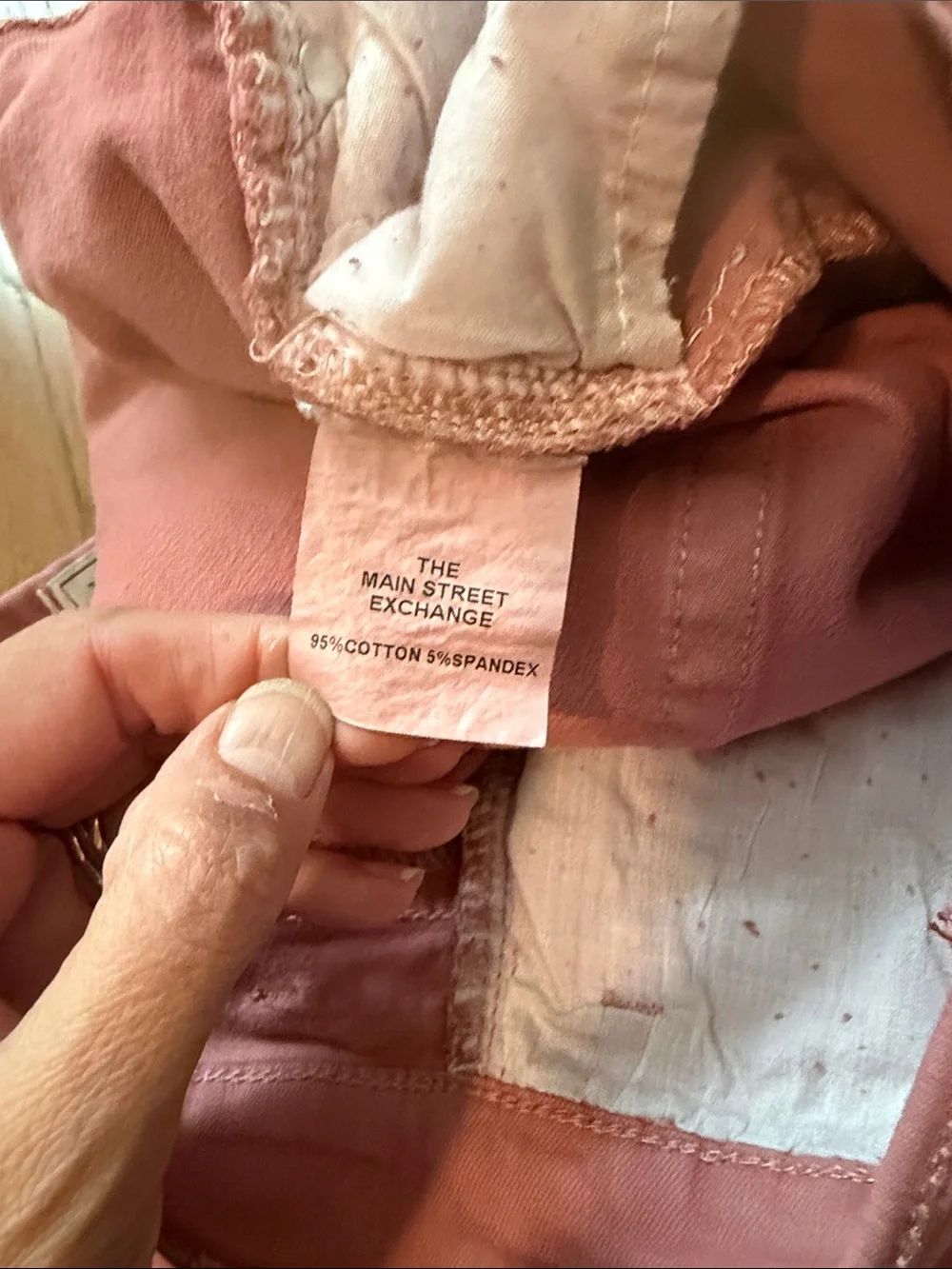 Main street exchange comfortable pink